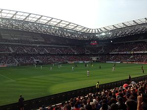 Das Stadion am Tag der Eröffnung