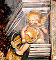 Detalle de fresco de la Abadía de San Nazaro Milan (Italia) s XV.