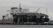 Sea Launch launch plattform "Odyssey" in its home port at Long Beach, California (April 17, 2004)