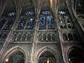 Parte alta delle pareti della navata centrale nella cattedrale di Notre-Dame di Chartres (da dopo il 1194)