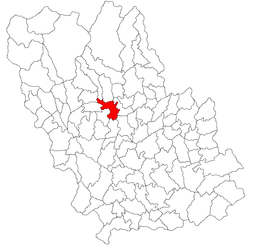 Location in Prahova County