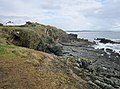 Fort Clohars et les falaises l'avoisinant.