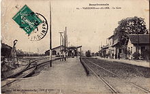 La gare de Varennes-sur-Allier dans les années 1900