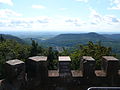 View from the Rehberg towards Treutelsberg (eastern Wasgau)