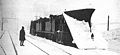 Snowploughs on the line between Darlington and Tebay, Westmoreland, in 1927