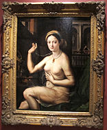 Donna alla toeletta, 1520