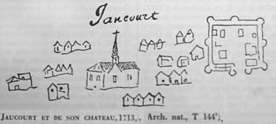 le village en 1713.