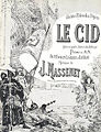 Plakát opery 'Le Cid' (1885)