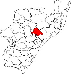 Municipalità locale di Nkandla – Mappa