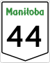 Provincial Trunk Highway 44 marker