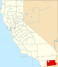 Location in the state of California