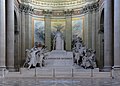 Édouard Detailles triptykon ses her bag skulpturgruppen, Monument à la Convention Nationale, af François-Léon Sicard