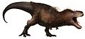 暴龍為體型最大的陸生掠食動物之一，生存於白堊紀晚期