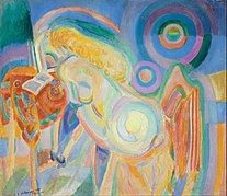 Nude Woman Reading (1920), by Robert Delaunay, Museo de Bellas Artes de Bilbao