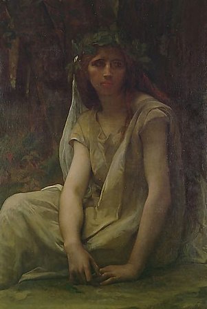 La druidessa. Oli sobre tela, del pintor francès Alexandre Cabanel (1823–1890)