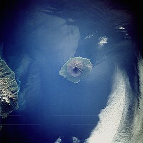 Image satellite de l'île Atlassov.