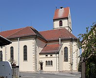 L'église Saint-Georges, côté est.