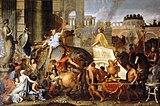 Charles Le Brun, 1664, Ingresso di Alessandro a Babilonia, Louvre, Parigi