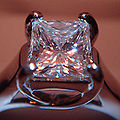 Diamant im „Prinzess-Schliff“ (Princess cut)