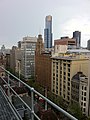 The building viewed towards the south west from the rooftop of Council House 2.