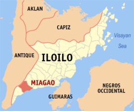 Miagao na Iloilo Coordenadas : 10°38'39.12"N, 122°14'6.72"E