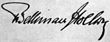 Signature de Theobald von Bethmann Hollweg