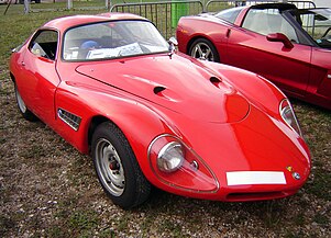 Abarth-Alfa Romeo 1300 Berlinetta, prototype recarrossé par Colani en 1957[7].