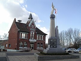 The town hall of Cuinchy