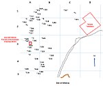 Planimetria schematica dell'area di Deir el-Medina con l'indicazione delle Tombe dei Nobili presenti