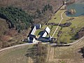 2006 : vue aérienne de l'ancienne abbaye de Granpré désaffectée.