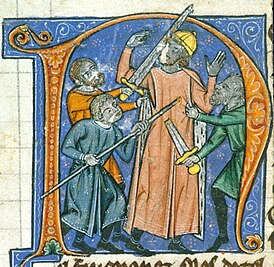 Смерть Занги в представлении автора средневекового французского манускрипта