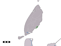 Lage von Oudeschild in der Gemeinde Texel