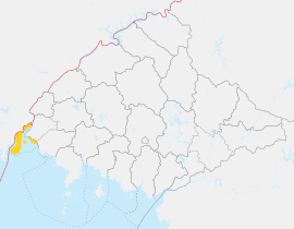 Location of Sindo County