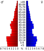 Bevolkingspiramide Box Elder County