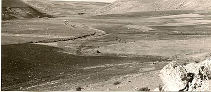 Val de l'oèd Mellah Marròc, lièch màger, en amont de l'estanc (Region de Casablanca)