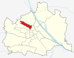 Währing - XVIII Distretto di Vienna – Localizzazione