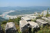 View from the remains