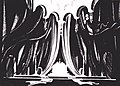 Эскиз декорации к опере Д. Верди «Отелло» (1985). Большой театр имени Алишера Навои, Ташкент