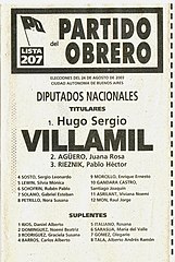 Partido del Obrero