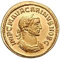 Aureus de l'empereur Carin (284-285), 4,4 g