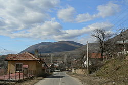 Village Gorna Koznitza in the folds of Konyavska planina (Konyavska mountain) in Bulgaria