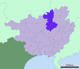 Localisation de Liuzhou