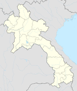 Savannakhet na zemljovidu Laosa