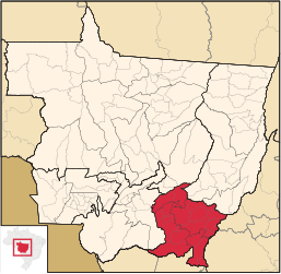 Sudeste Mato-Grossense – Mappa