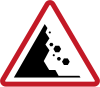 Falling debris (left)