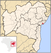 Salvadorin sijainti Bahiassa