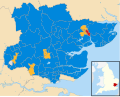 2009 results map