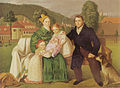 Caspar Zeitlinger mit seiner Familie, 1830