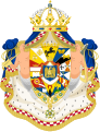 Coat of arms as King of Naples.