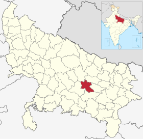 Localisation de District d'Amethiअमेठी जिला